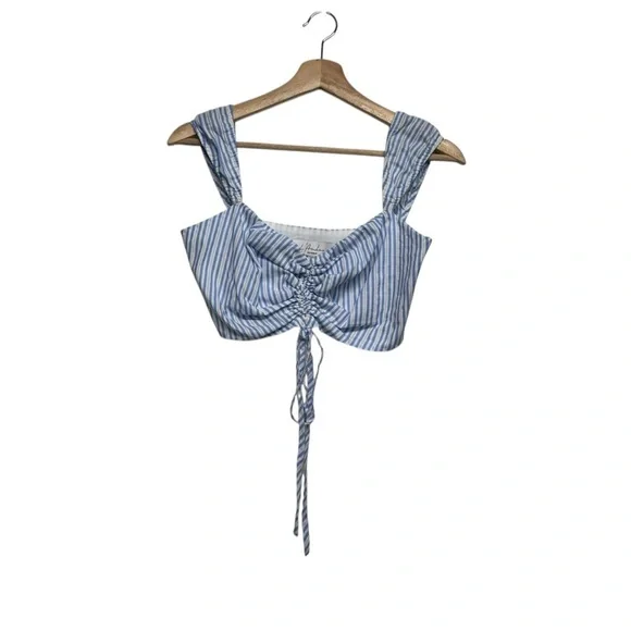 NWOT REVOLVE L’ACADEMIE The Catalina Top Sky Stripe S - Picture 5 of 9